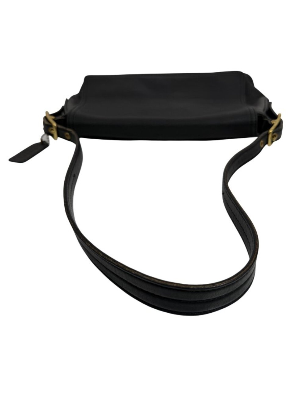 Vintage Y2K Coach Legacy 9828 Black Soft Leather Flap Shoulder Bag w/ Hang Tag - Picture 12 of 16